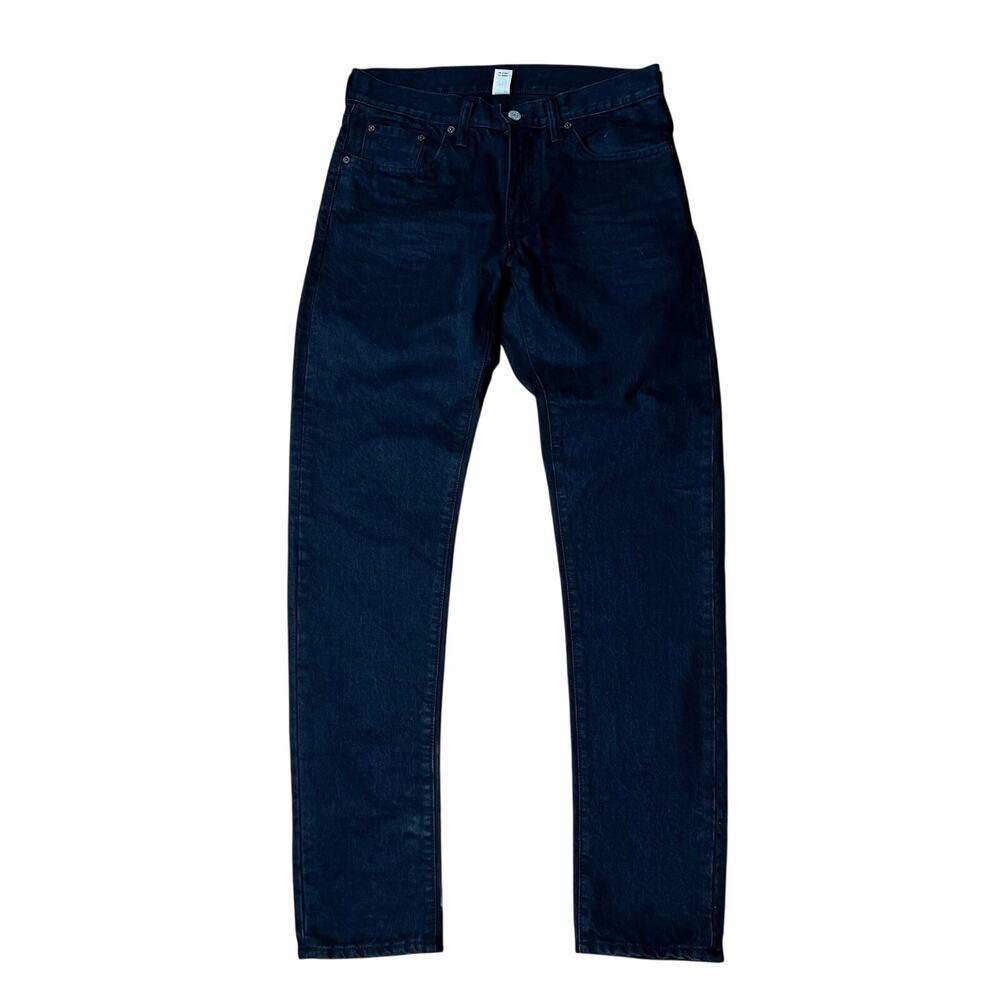 RRL Like New Black Zip Fly Slim Jeans 30x32